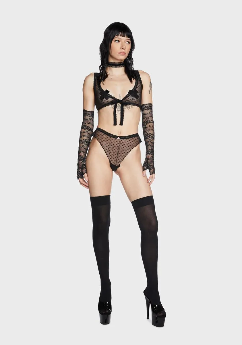 Heartless Mesh Bralette sold by Dolls Kill product image thumbnail 5