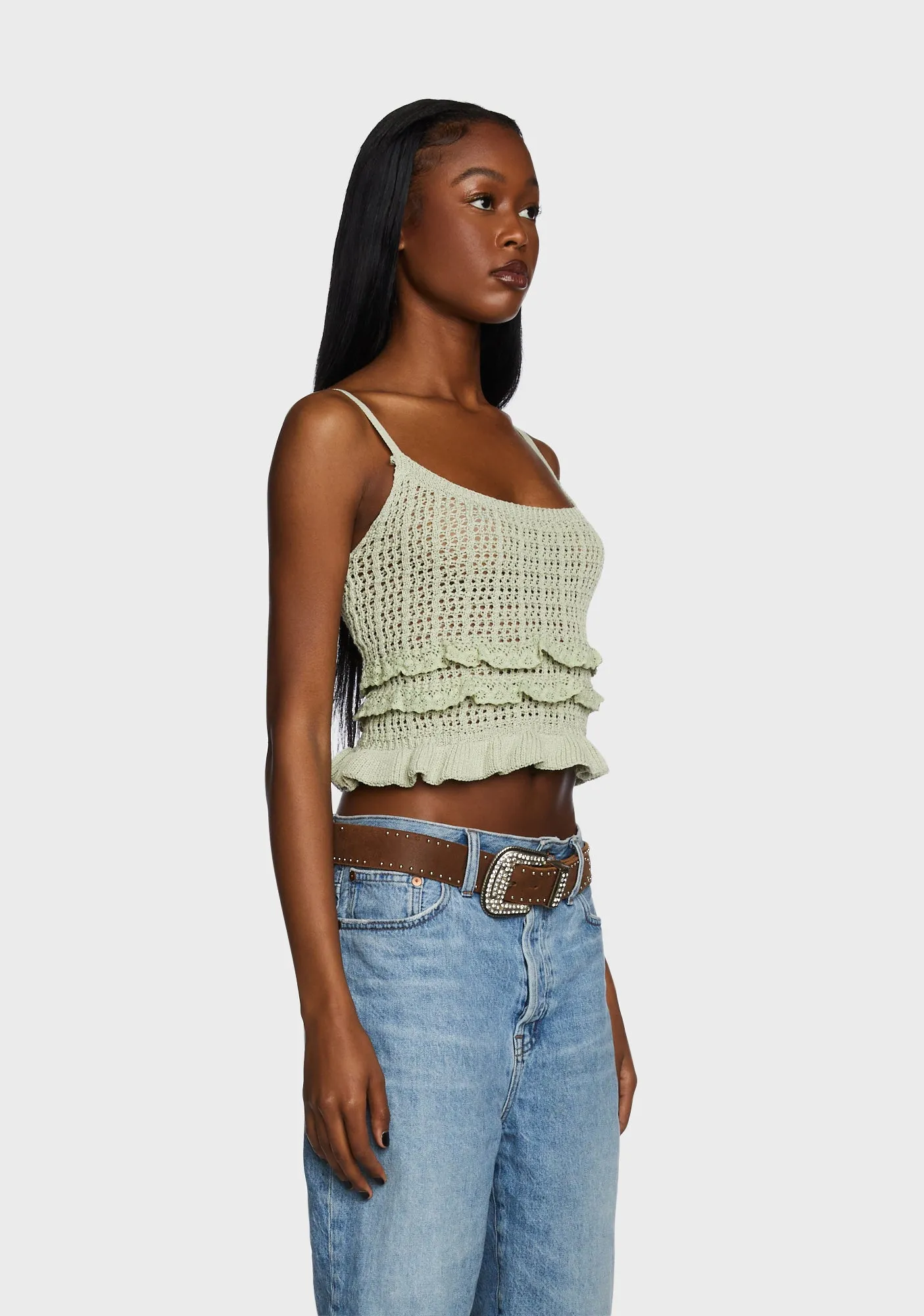 Chatty Talks Crochet Top sold by Dolls Kill product image thumbnail 5