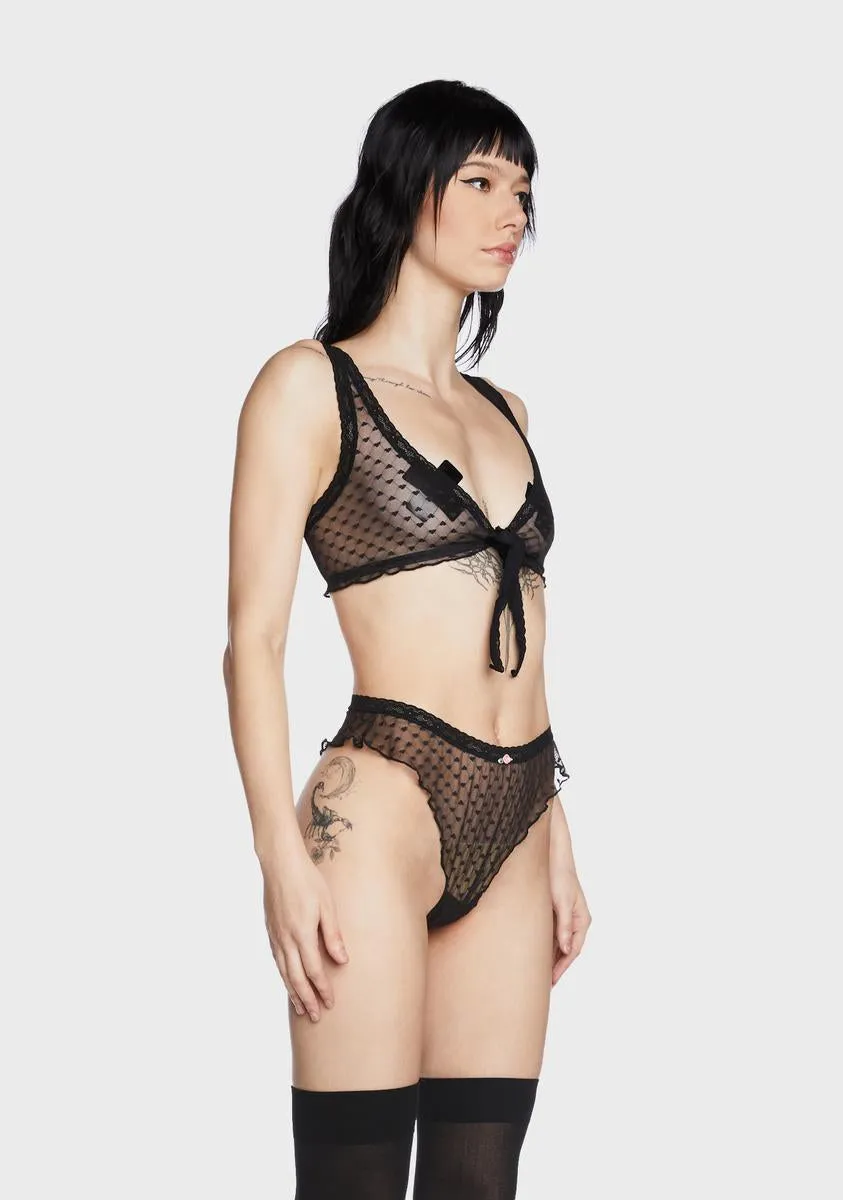 Heartless Mesh Bralette sold by Dolls Kill product image thumbnail 3