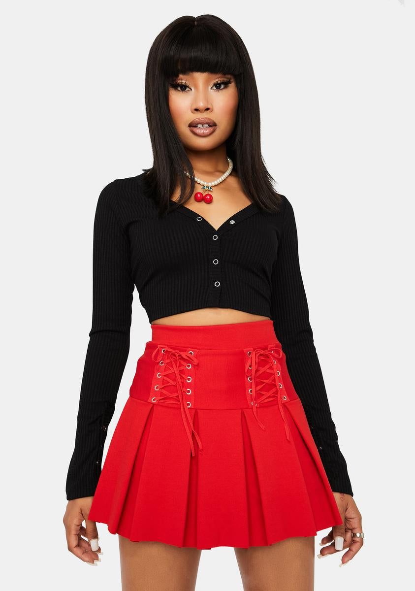 Ruby Modern School Girl Pleated Skort sold by Dolls Kill product image thumbnail 2
