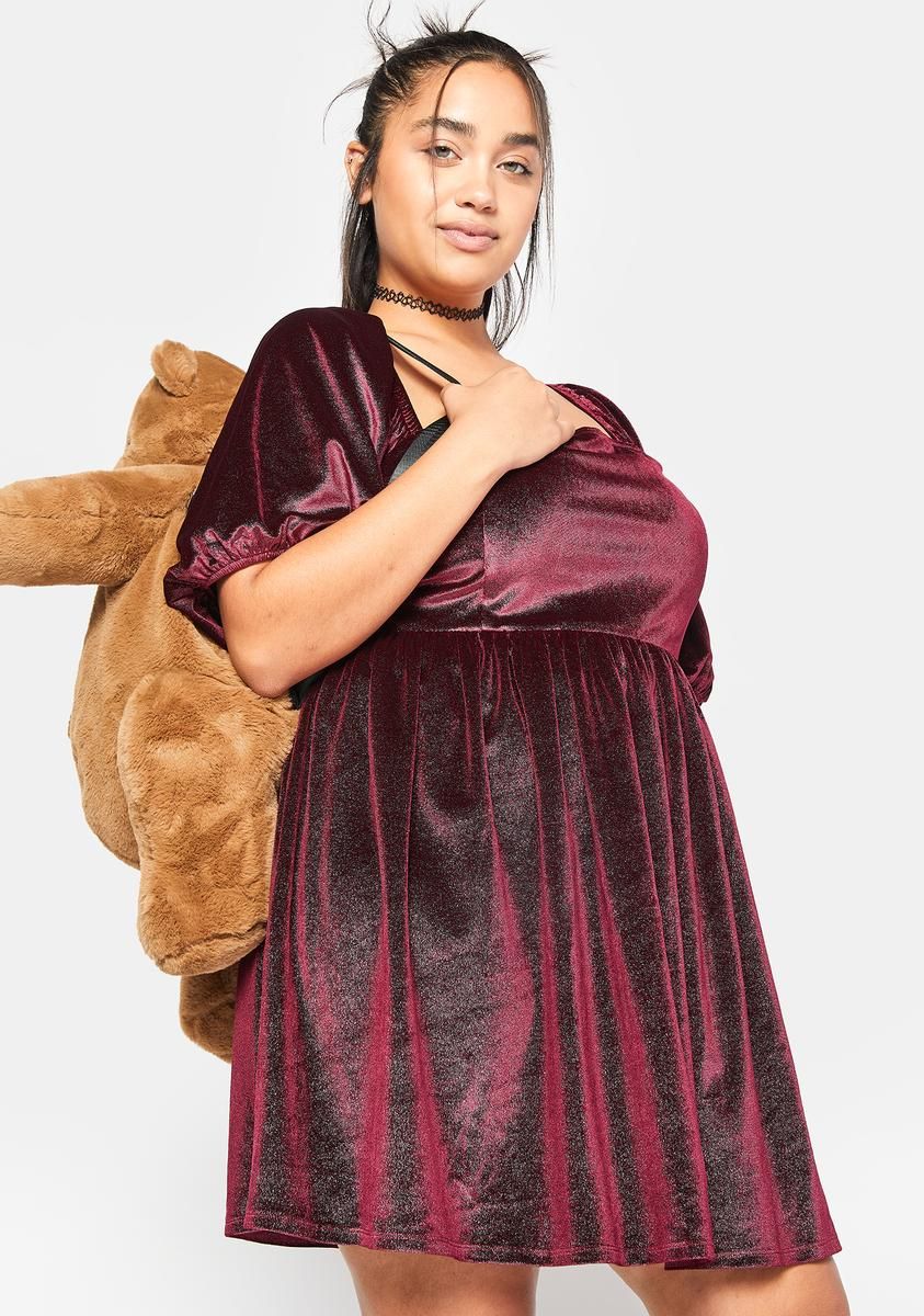 Plus So Devoted Babydoll Dress sold by Dolls Kill product image thumbnail 2