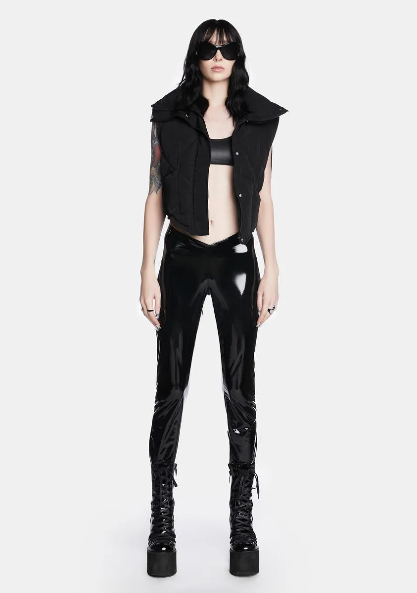 Rockstar Lifestyle Vinyl Leggings sold by Dolls Kill product image thumbnail 2