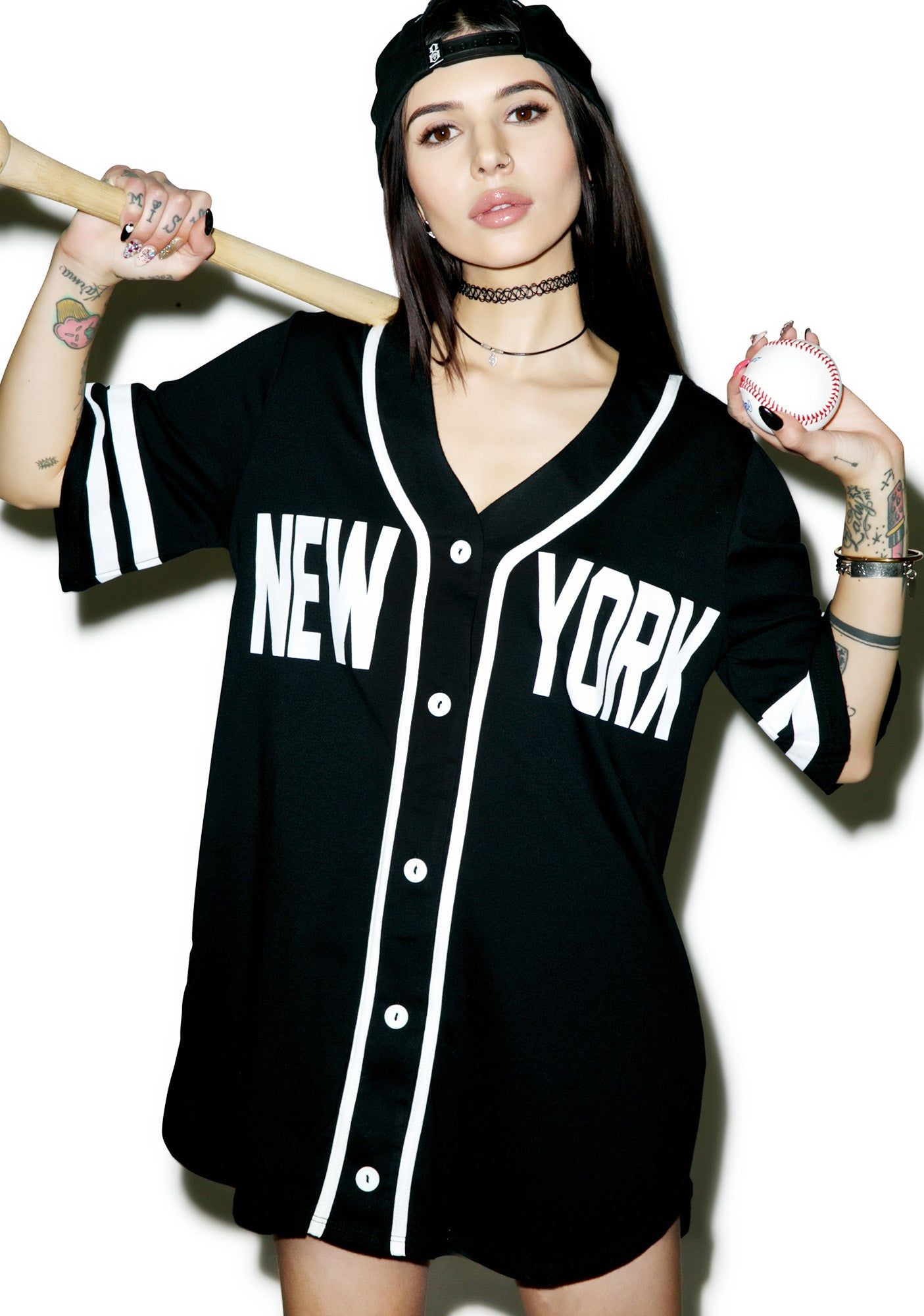 Empire State Jersey Tee sold by Dolls Kill product image thumbnail 5