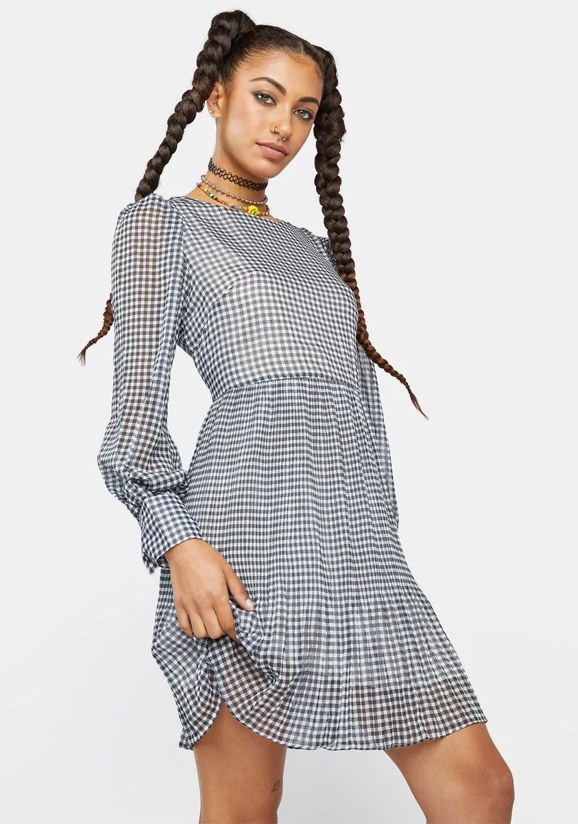 Hello There Gingham Dress sold by Dolls Kill product image thumbnail 2