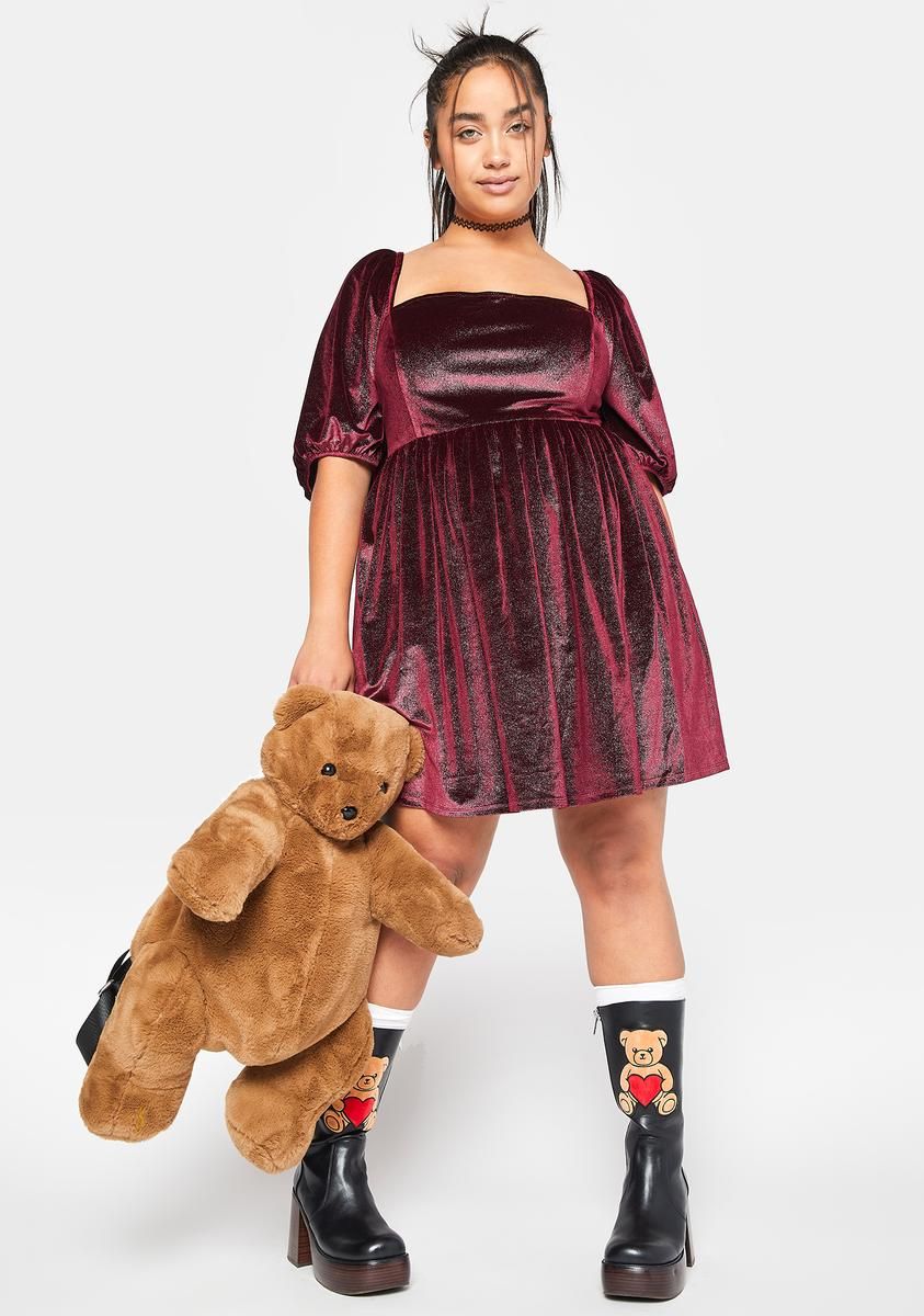 Plus So Devoted Babydoll Dress sold by Dolls Kill product image thumbnail 3