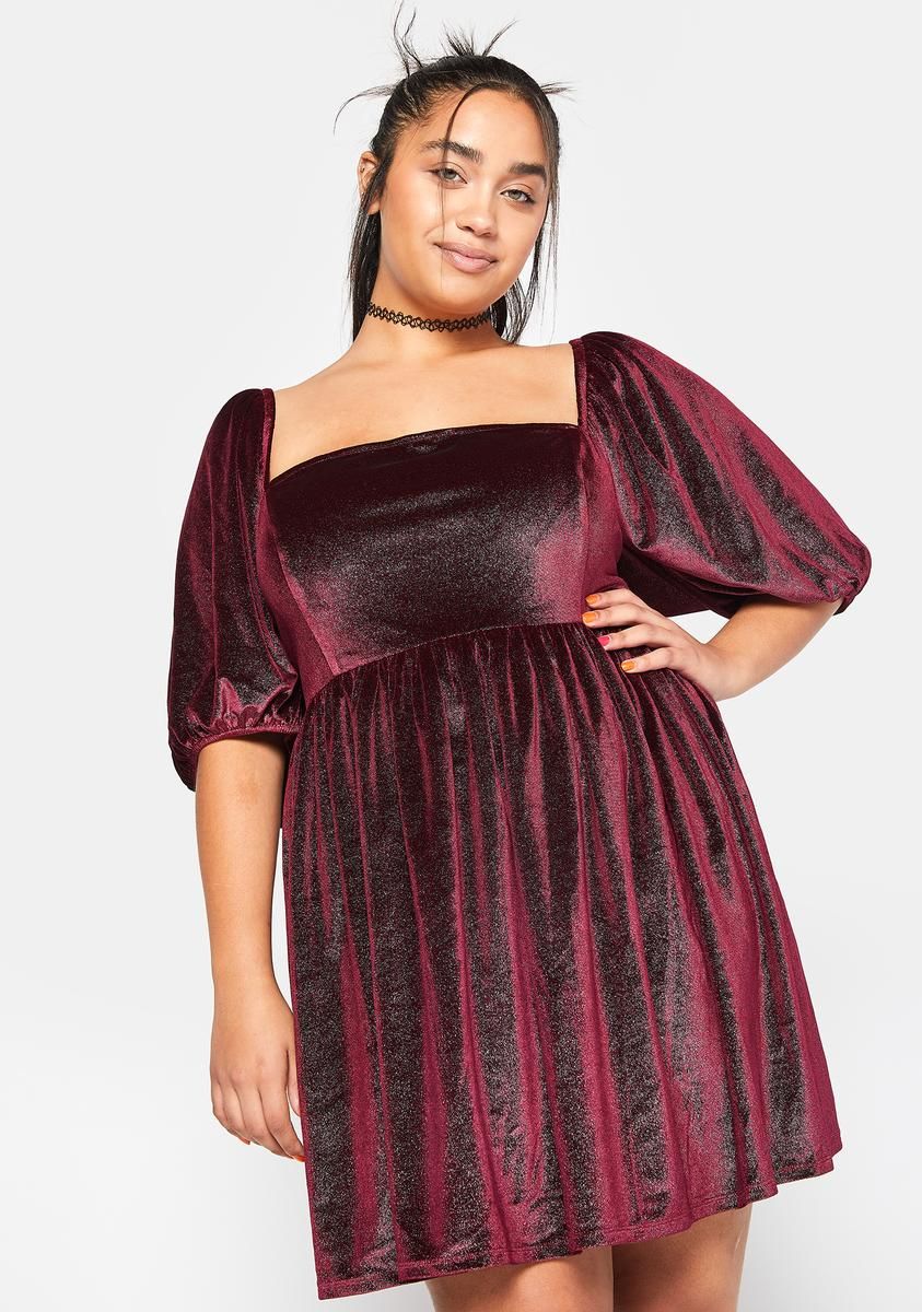 Plus So Devoted Babydoll Dress sold by Dolls Kill