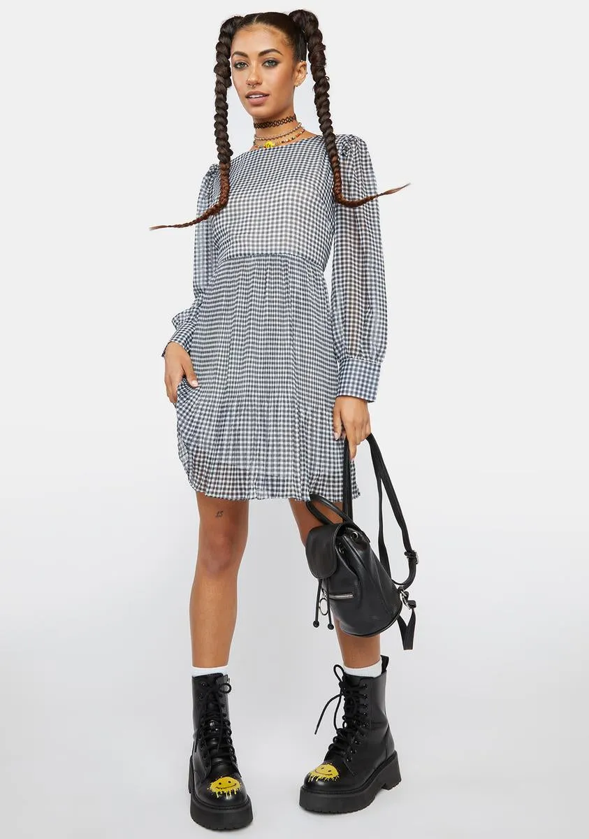 Hello There Gingham Dress sold by Dolls Kill product image thumbnail 3