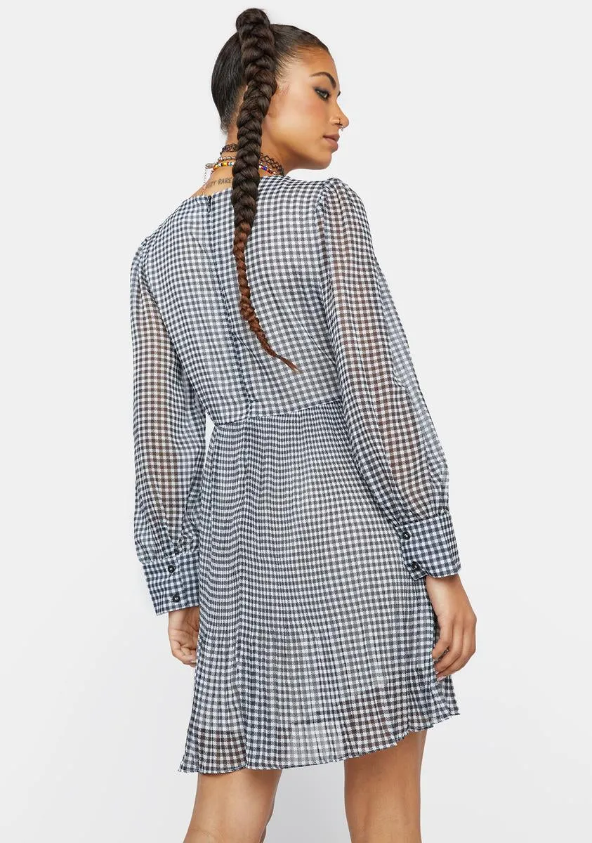 Hello There Gingham Dress sold by Dolls Kill product image thumbnail 4