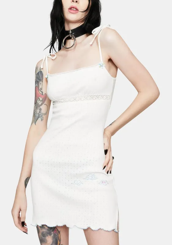 White Cloud Mini Dress sold by Dolls Kill
