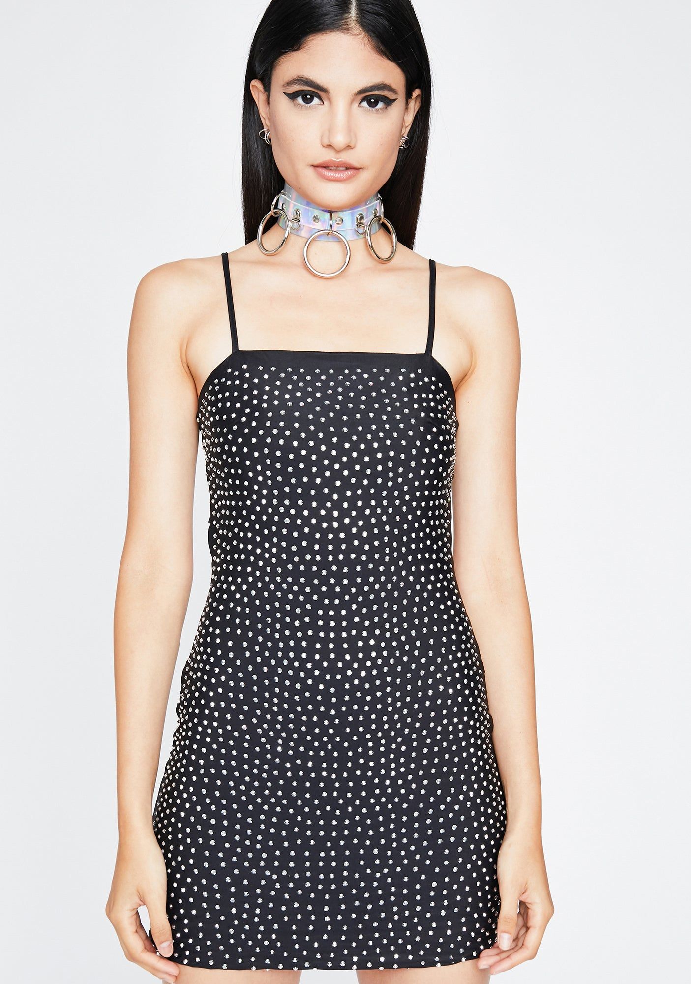 Lunar Rise N' Shine Mini Dress sold by Dolls Kill