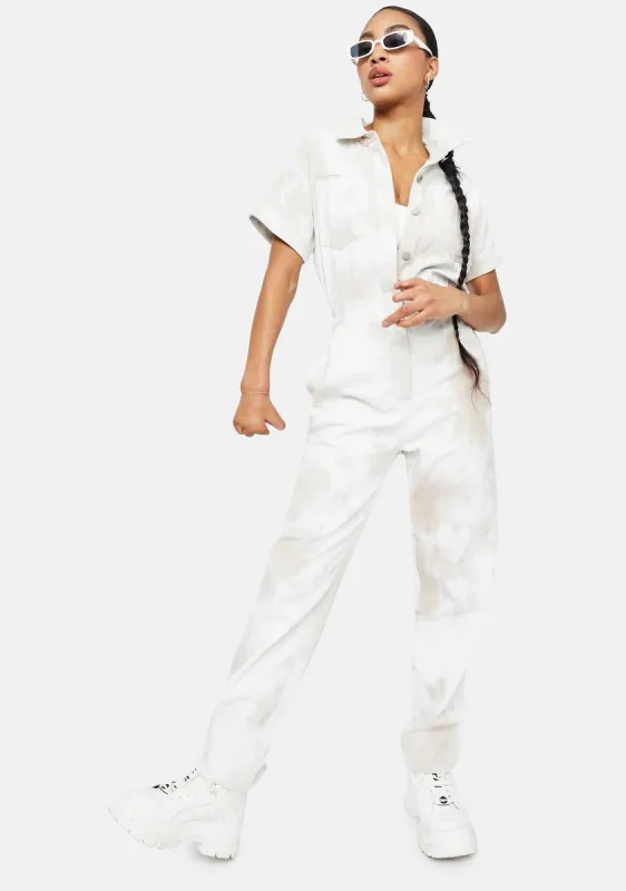 Go Grandstand Tie Dye Jumpsuit sold by Dolls Kill