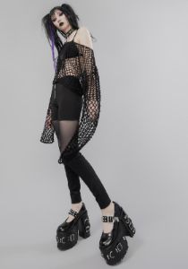 Pray For Evil Mesh Leggings sold by Dolls Kill