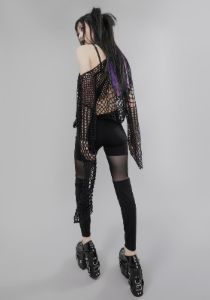 Pray For Evil Mesh Leggings sold by Dolls Kill