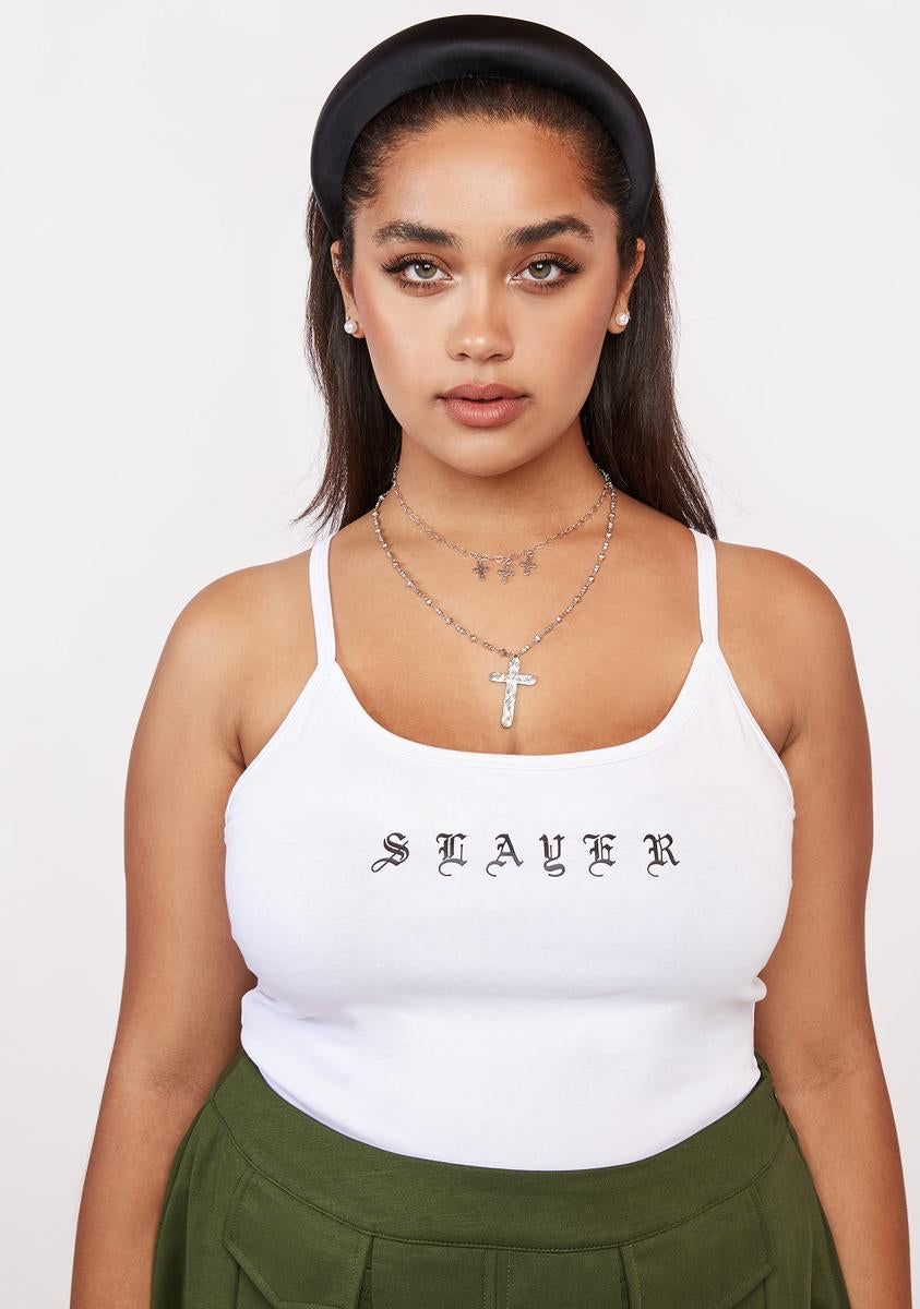 Plus Slayed To Rest Graphic Tank sold by Dolls Kill