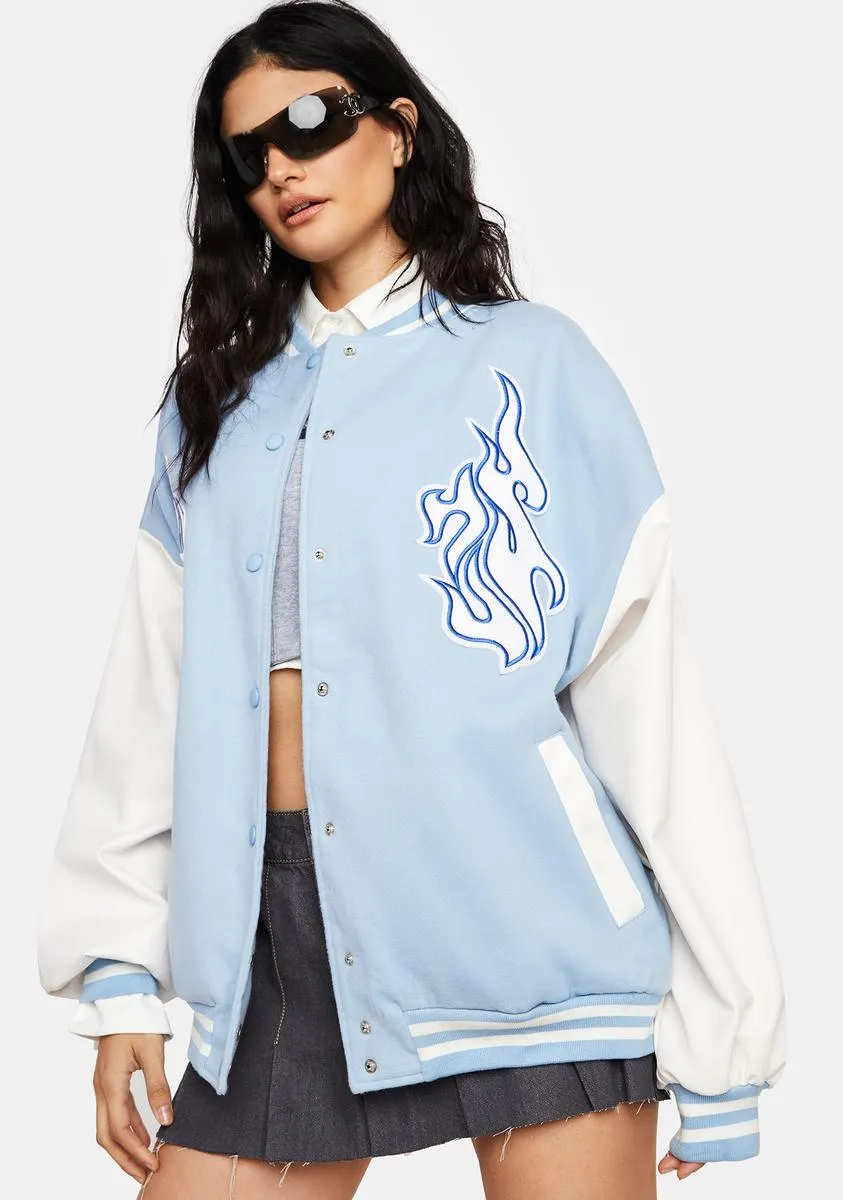 For The Team Oversized Bomber Jacket sold by Dolls Kill product image thumbnail 3