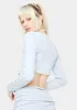 Aqua Wasted On U Ruched Skirt Set sold by Dolls Kill
