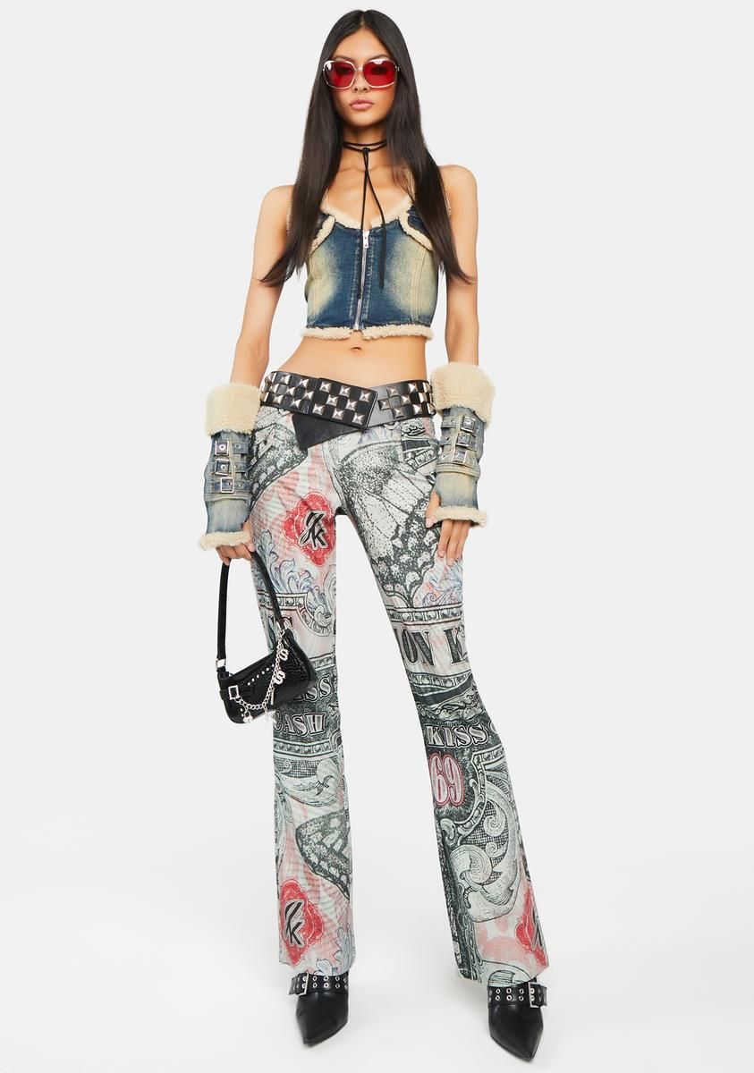 Billionaire Low Rise Pants sold by Dolls Kill product image thumbnail 2