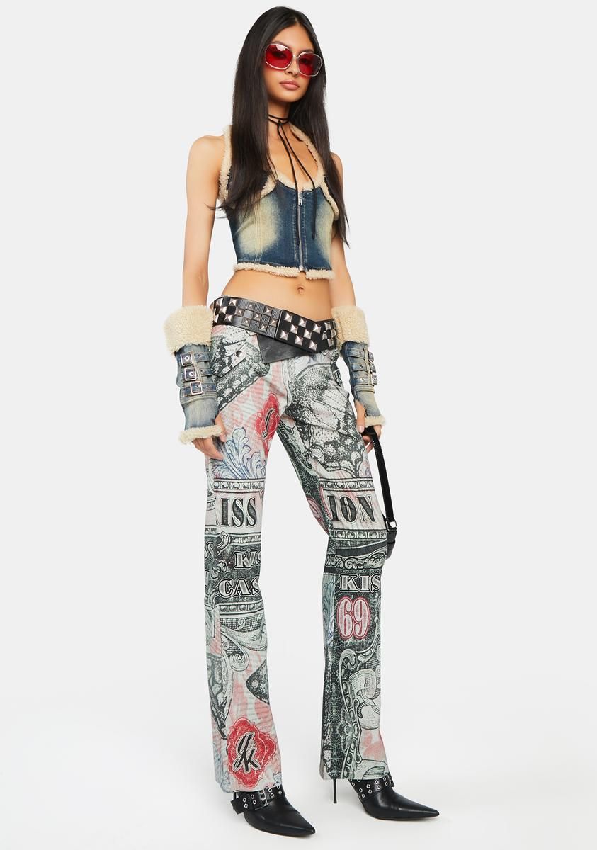 Billionaire Low Rise Pants sold by Dolls Kill product image thumbnail 3