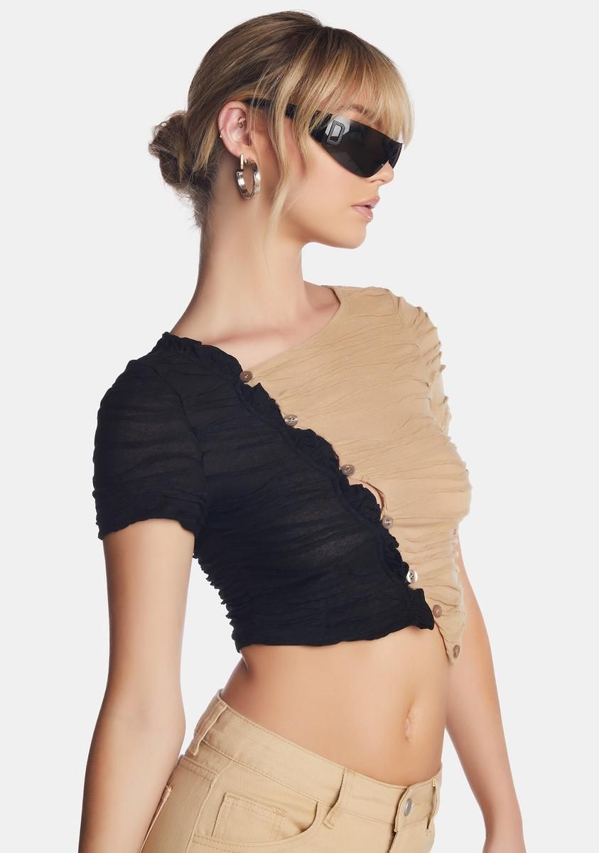 Cyber Stalk Crop Top sold by Dolls Kill product image thumbnail 2