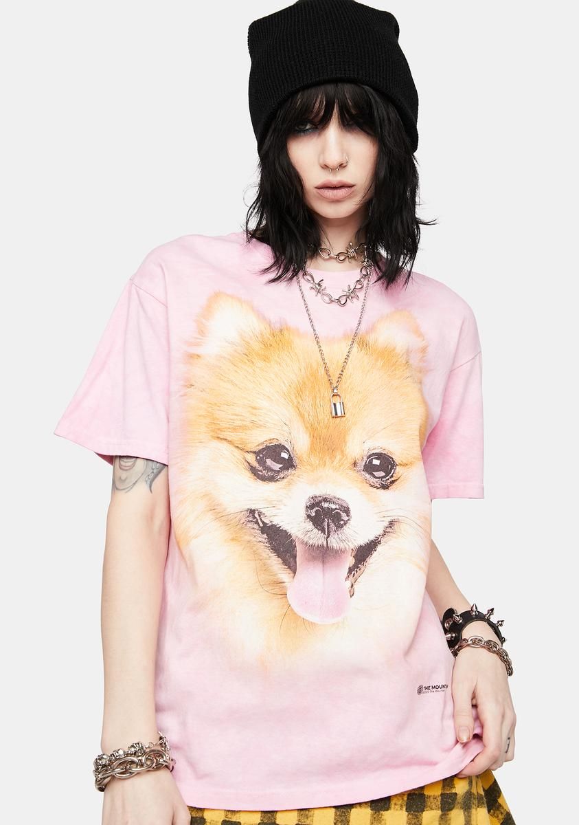 Happy Pomeranian Graphic Tee sold by Dolls Kill