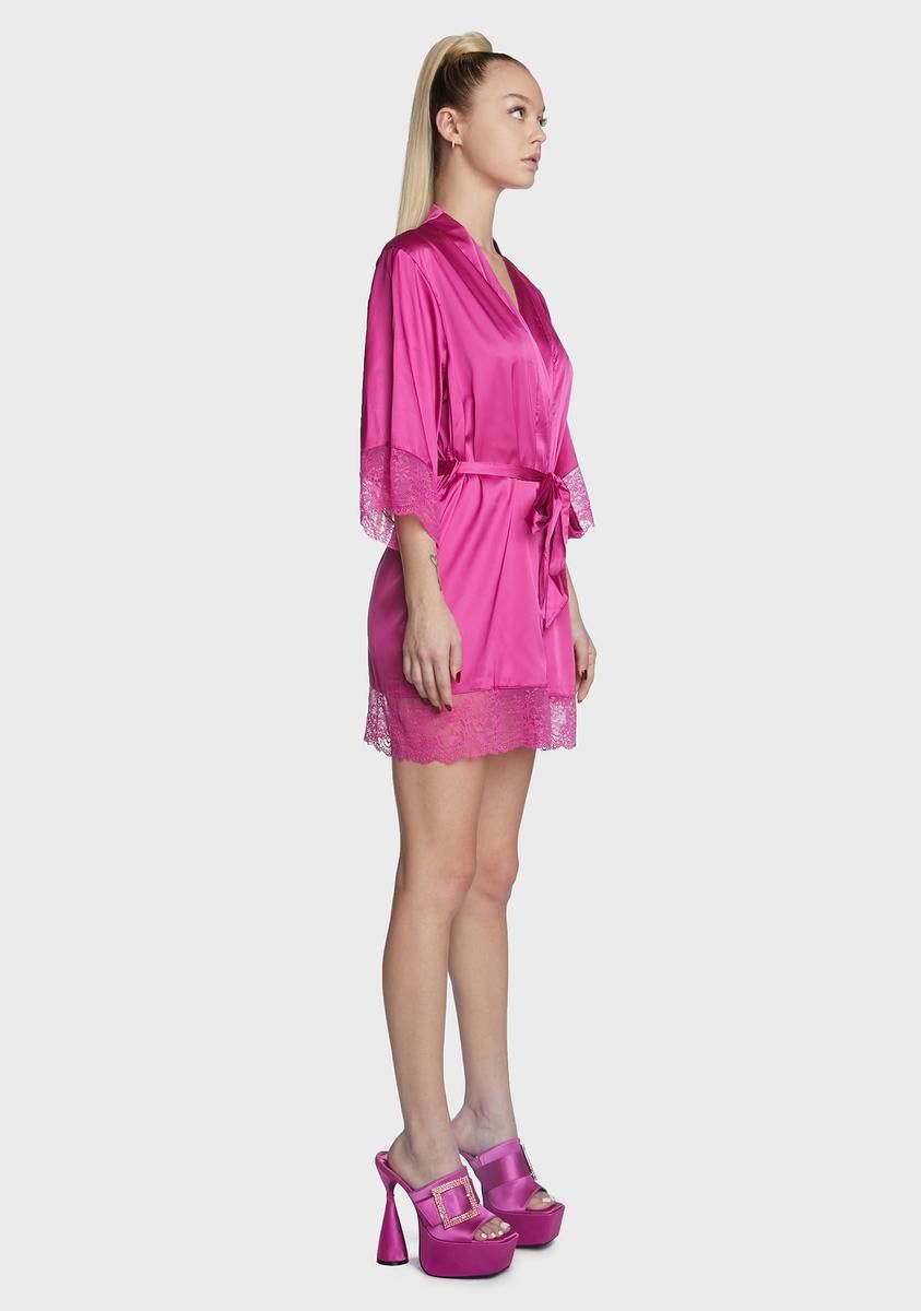 Royal Duty Silky Robe sold by Dolls Kill product image thumbnail 2