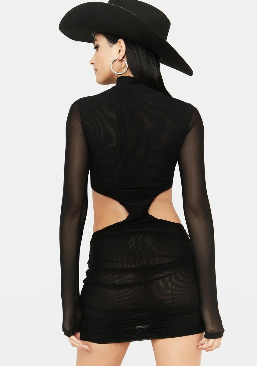 Rodeo Date Mesh Mini Dress sold by Dolls Kill product image thumbnail 5