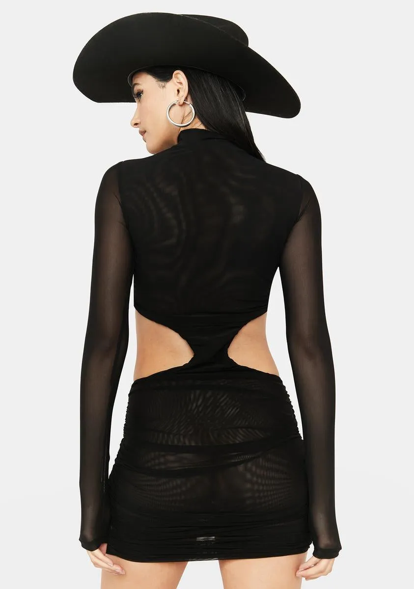 Rodeo Date Mesh Mini Dress sold by Dolls Kill product image thumbnail 4