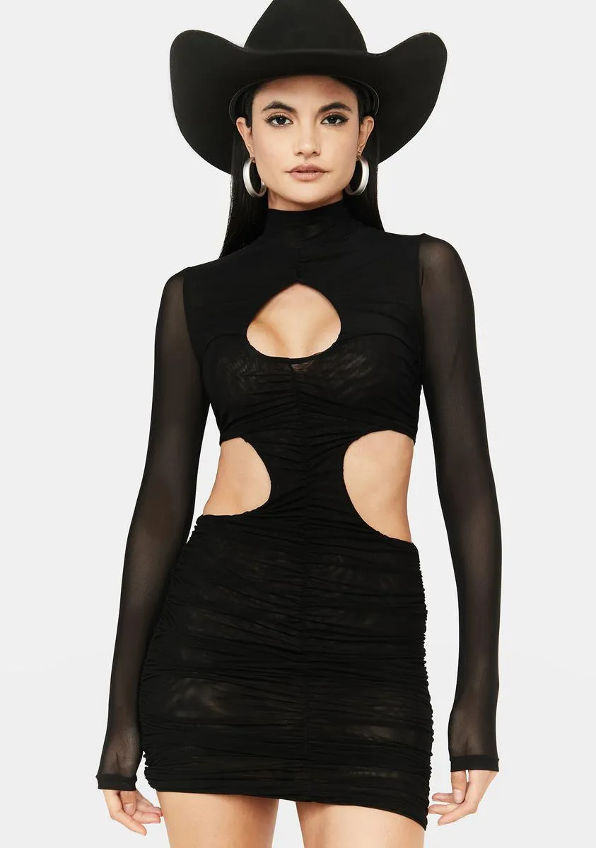 Rodeo Date Mesh Mini Dress sold by Dolls Kill