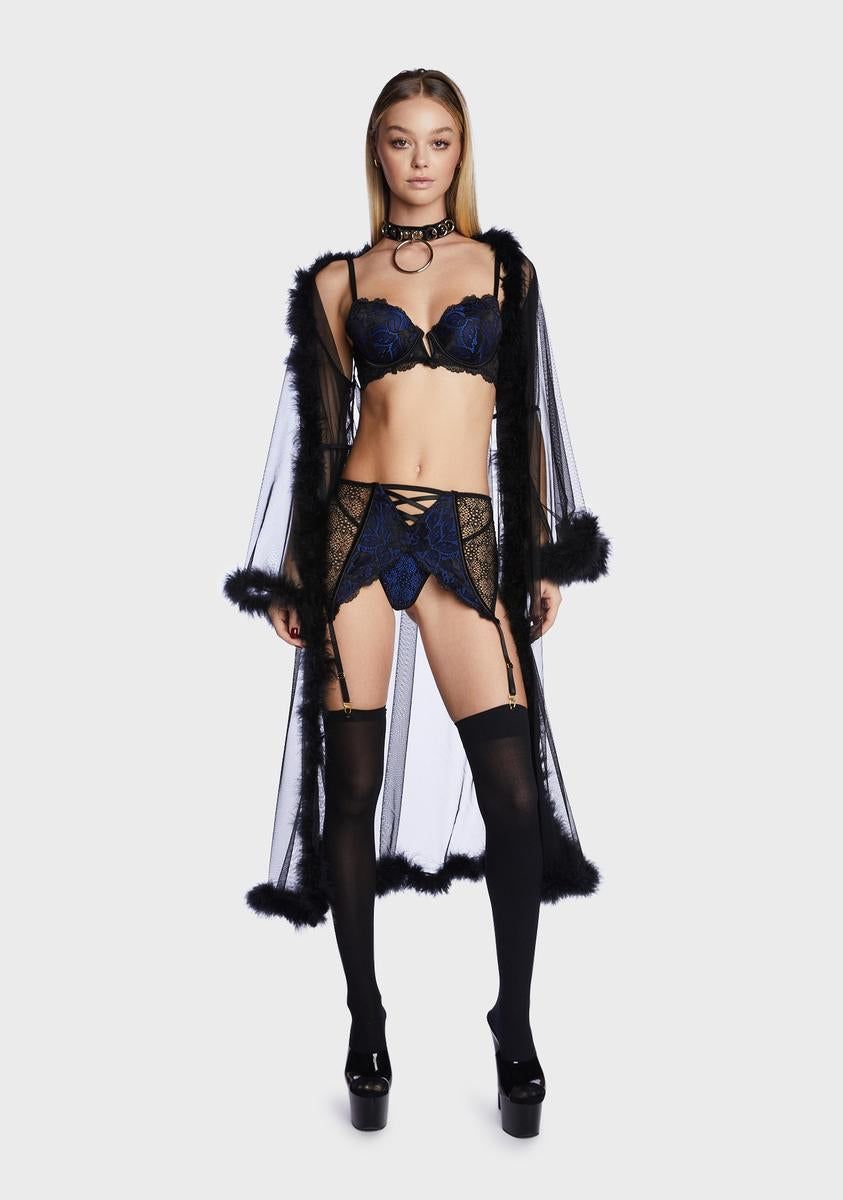 Cross The Threshold Lace Lingerie Set sold by Dolls Kill product image thumbnail 3