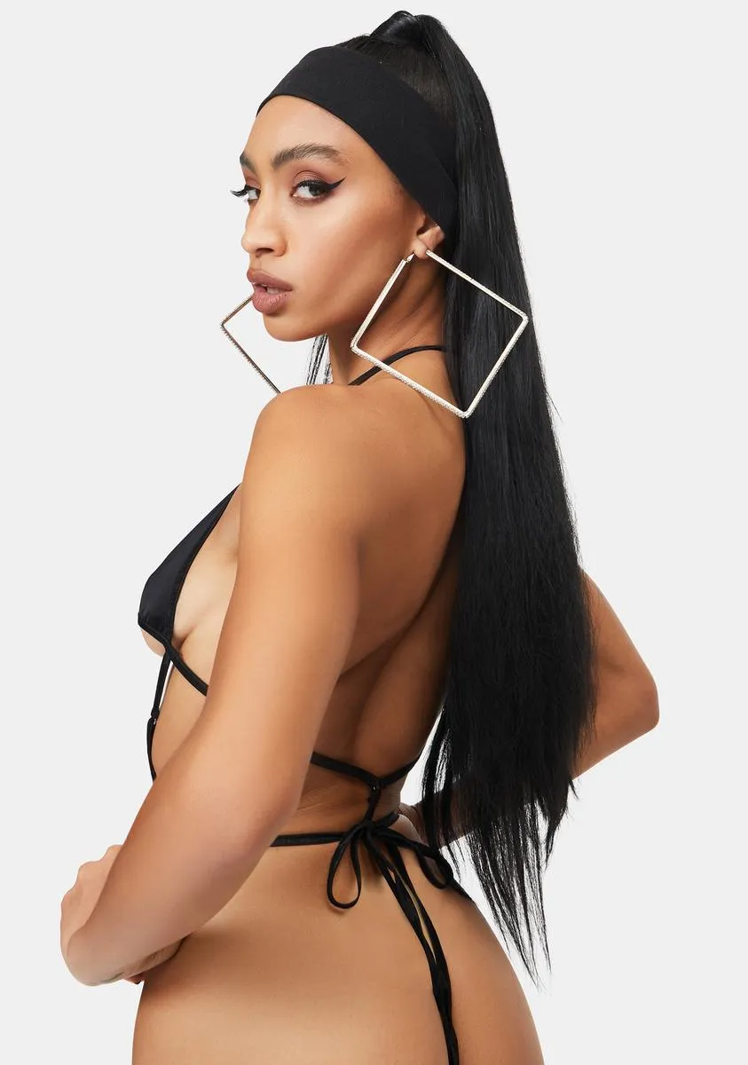 Naughty Girl Rhinestone Bodysuit sold by Dolls Kill product image thumbnail 4