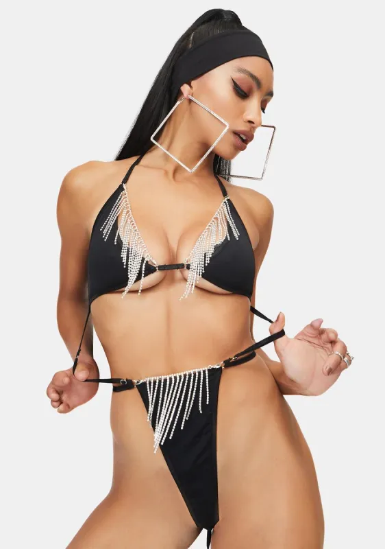 Naughty Girl Rhinestone Bodysuit sold by Dolls Kill