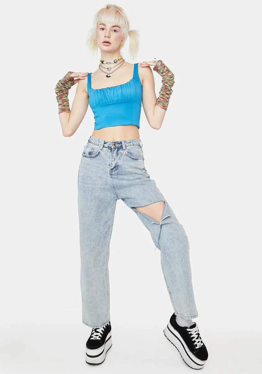 Set The Bar Cropped Tank sold by Dolls Kill product image thumbnail 3