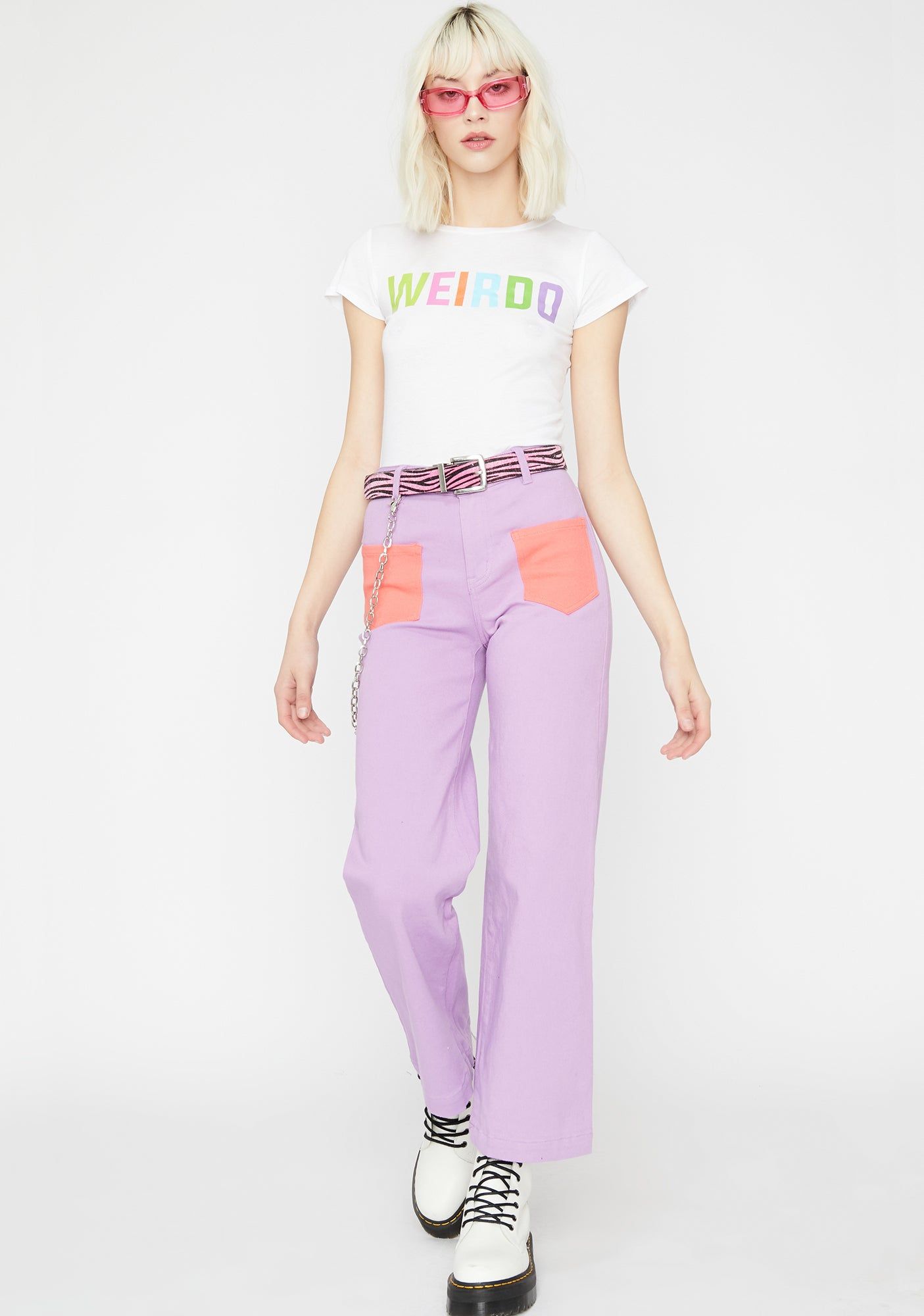 Weirdo Gang Cropped Tee sold by Dolls Kill product image thumbnail 3