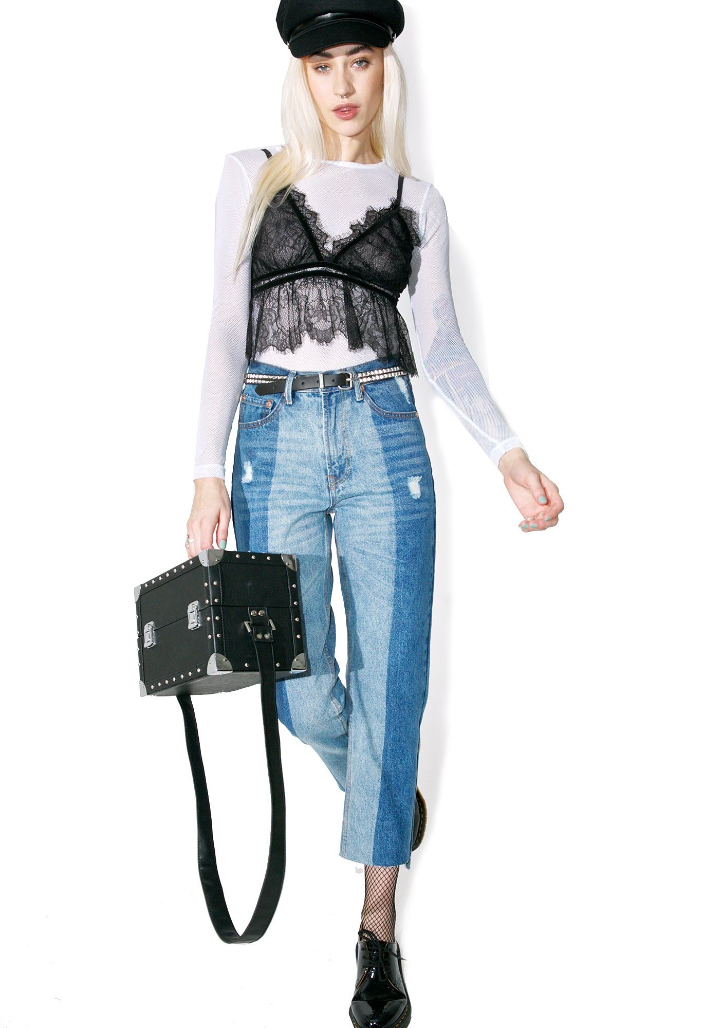 Adora Lace Crop Top sold by Dolls Kill product image thumbnail 5