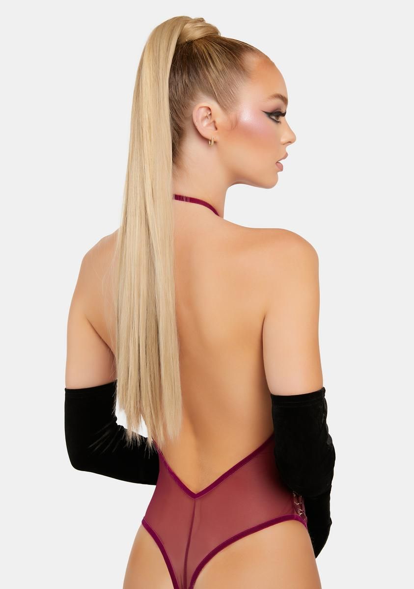 Pick My Petals Sheer Bodysuit sold by Dolls Kill product image thumbnail 4