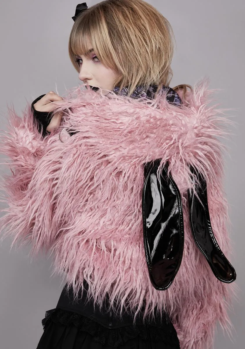 Nocturnal Critter Faux Fur Jacket sold by Dolls Kill product image thumbnail 4
