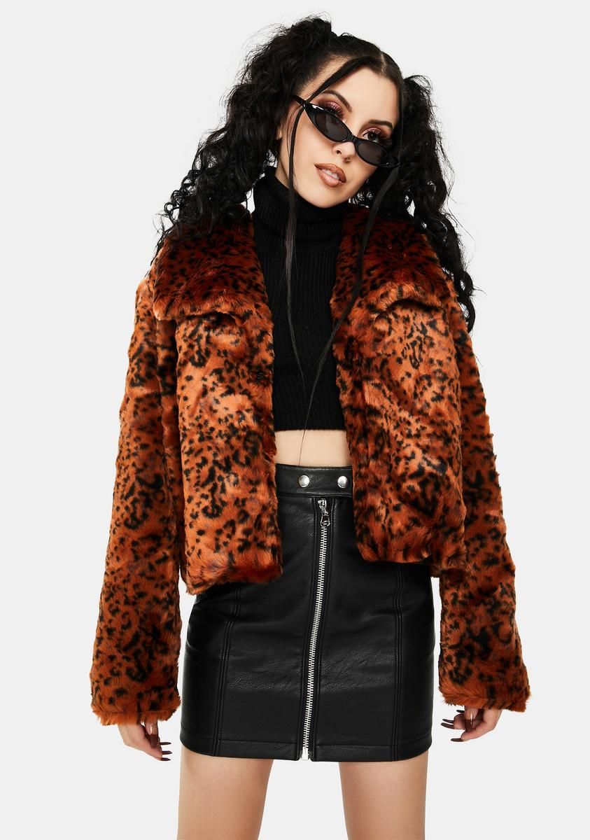 Leopard Queen Jacket sold by Dolls Kill