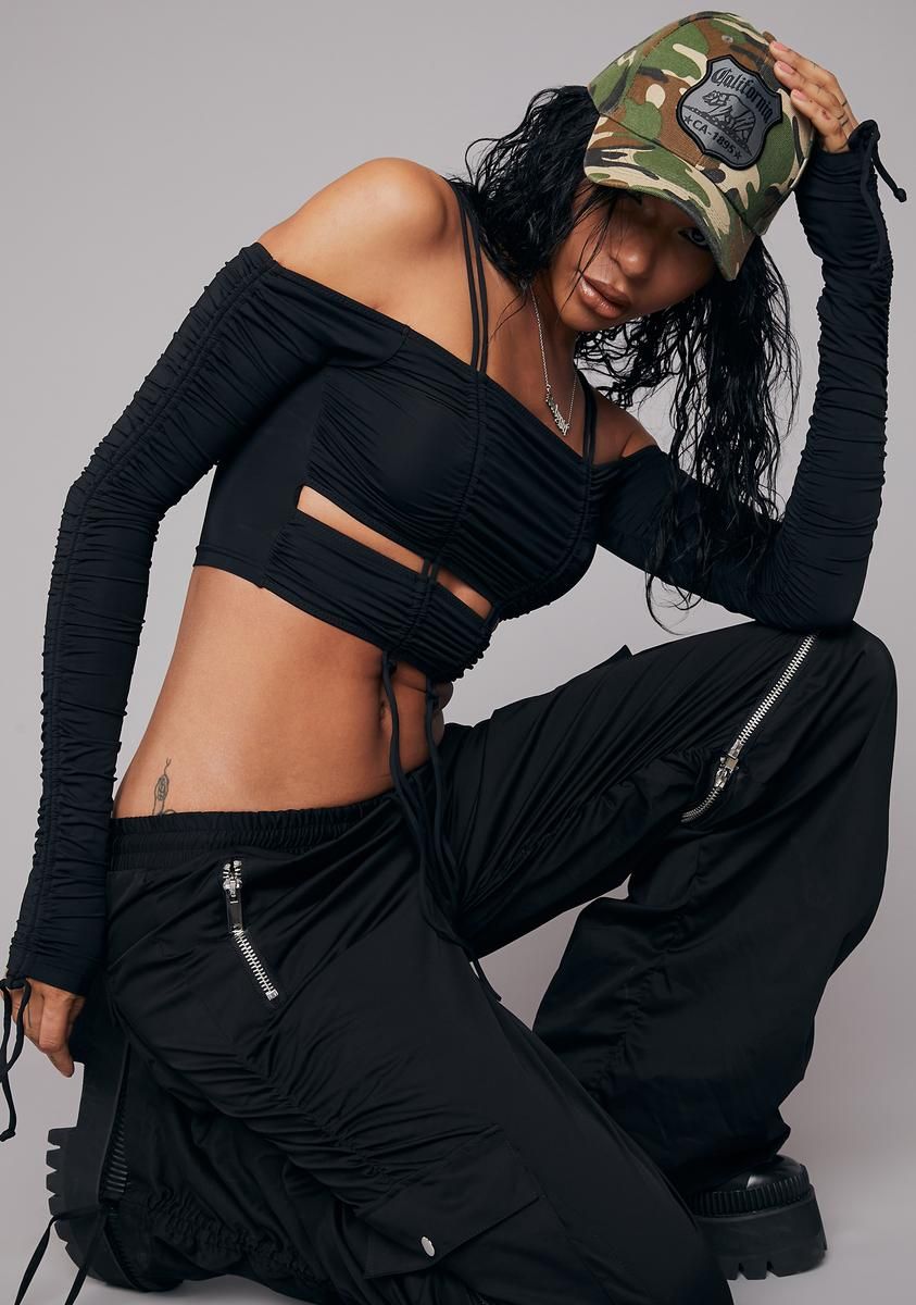 Undercover Lovers Off Shoulder Top sold by Dolls Kill product image thumbnail 2