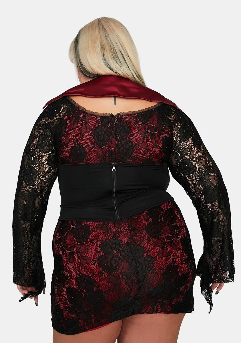 Plus Blood Thirsty Vampire Costume sold by Dolls Kill product image thumbnail 4
