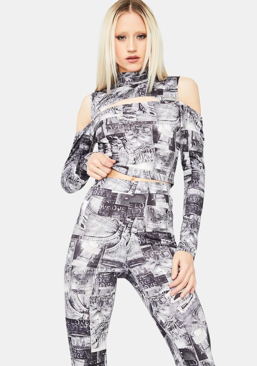 Chill What You Like Printed Pants Set sold by Dolls Kill