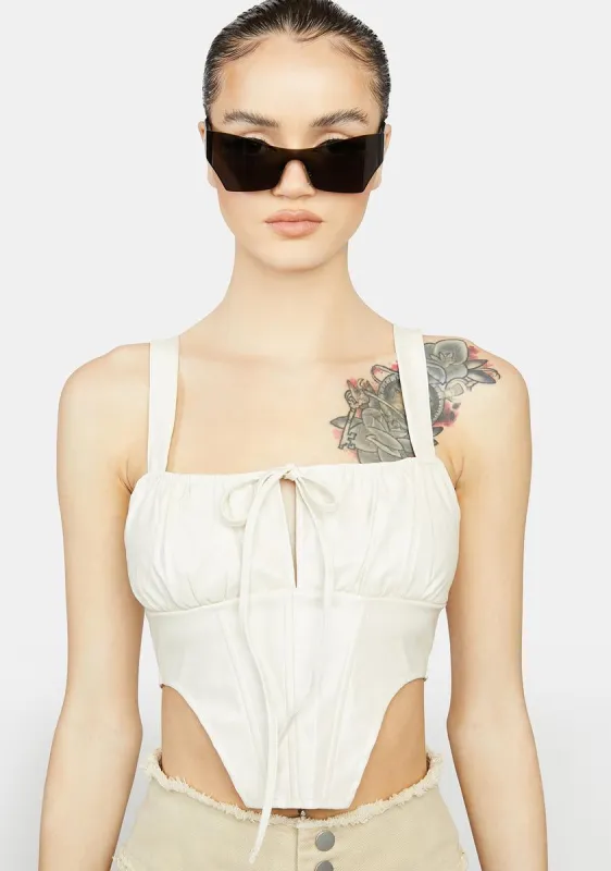 Winter Want The Truth Corset Top sold by Dolls Kill