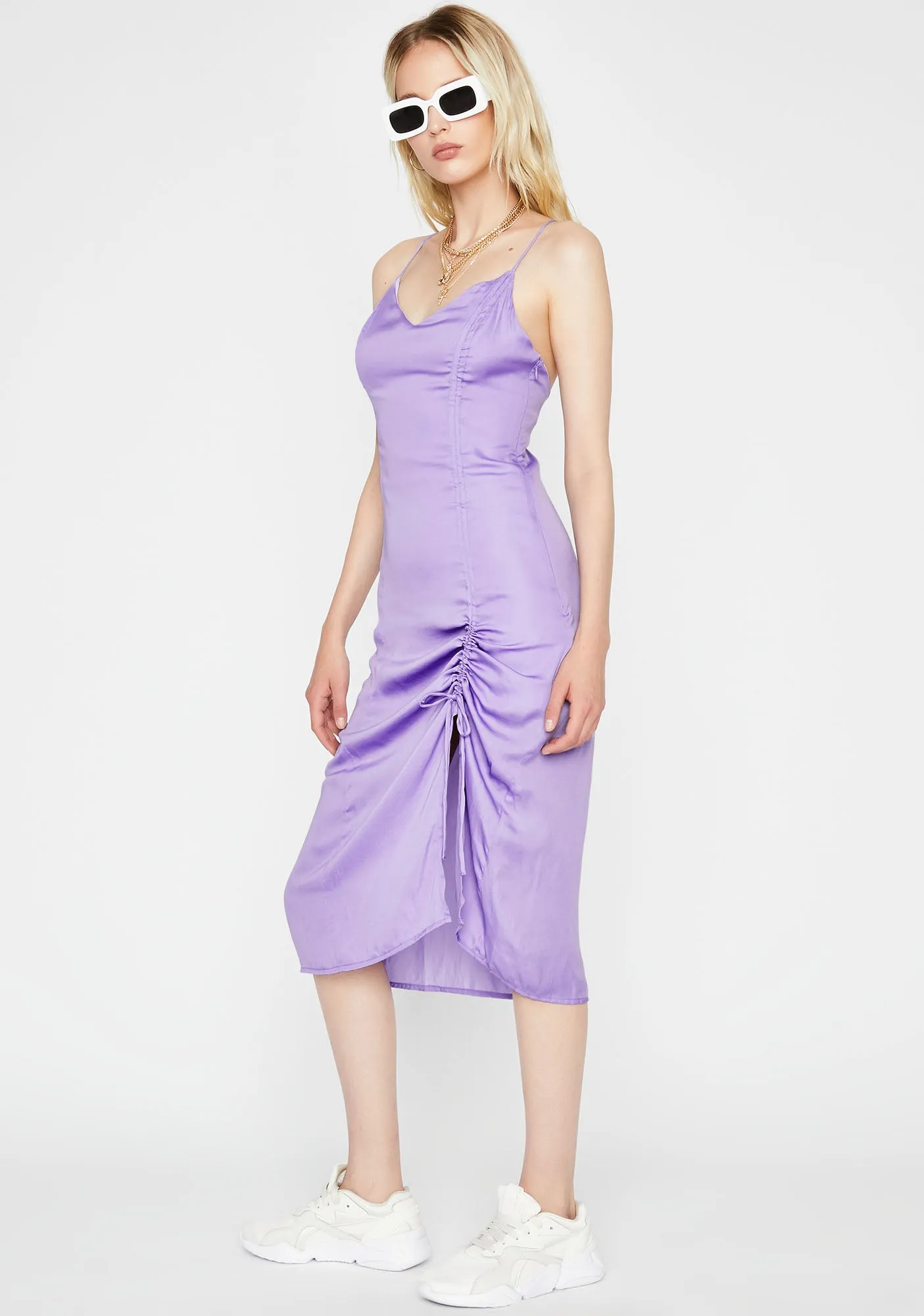 Flirtatious Bae Ruched Dress sold by Dolls Kill