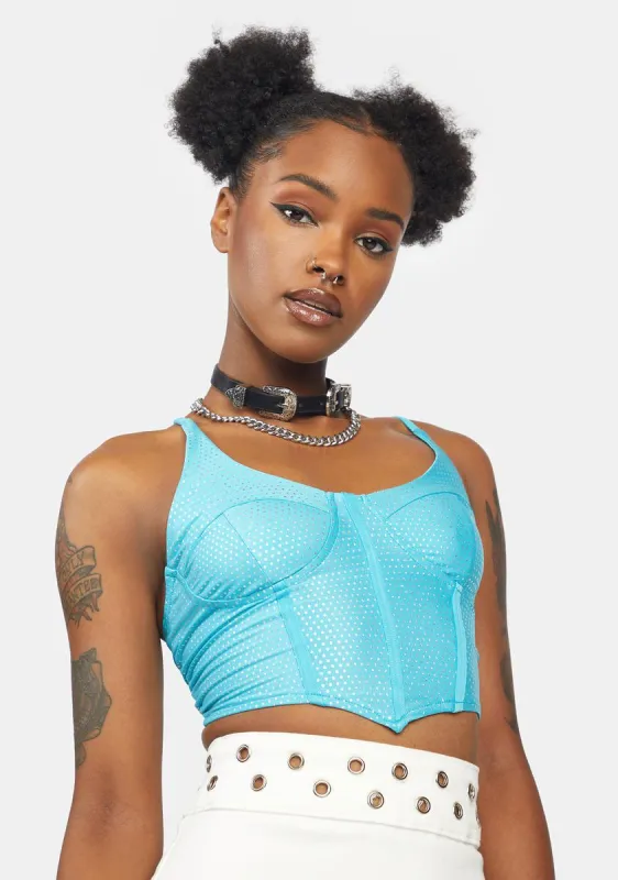 On A New Vibe Corset Top sold by Dolls Kill