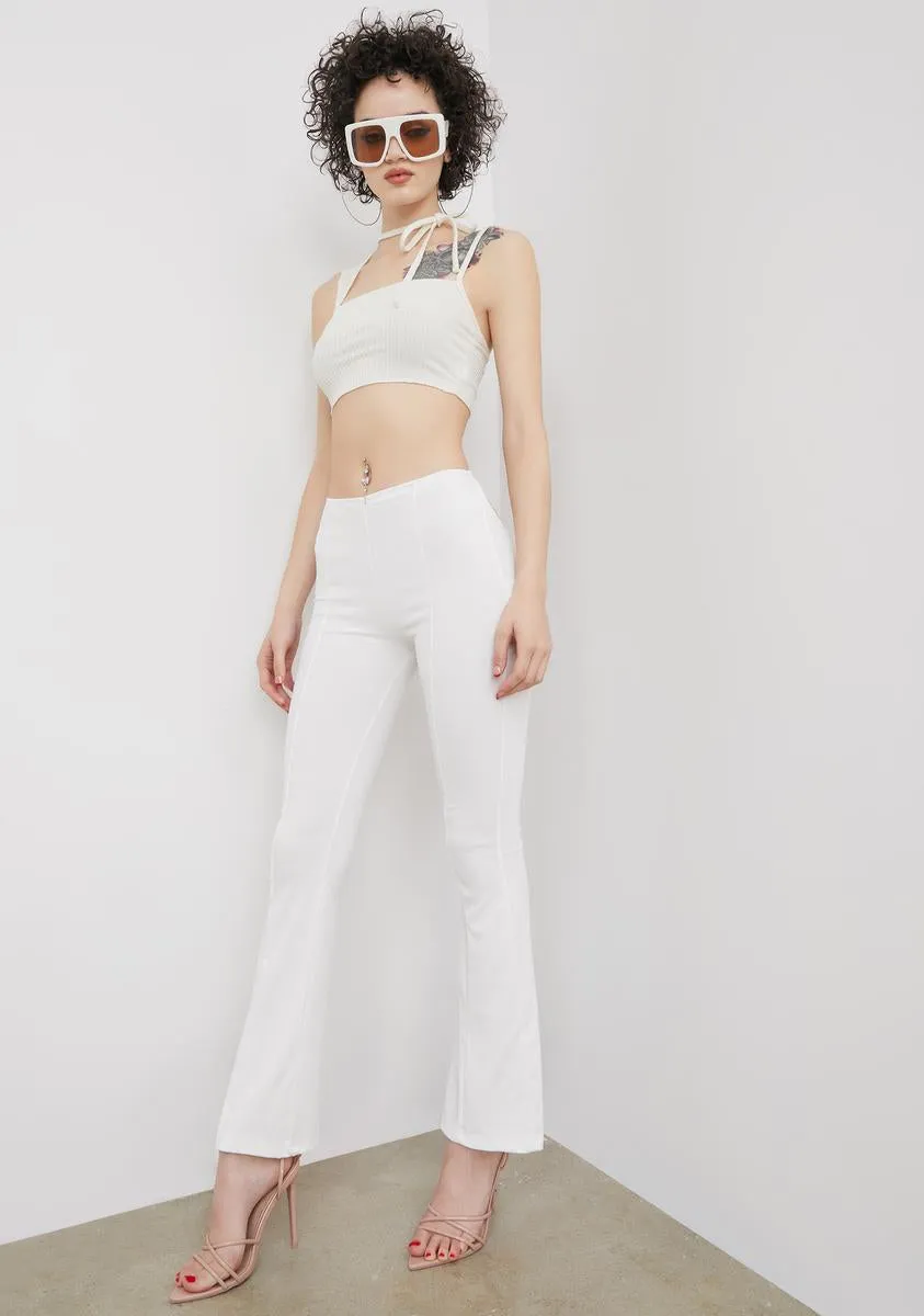 Bliss Twisted Times Cutout Flared Pants sold by Dolls Kill product image thumbnail 2