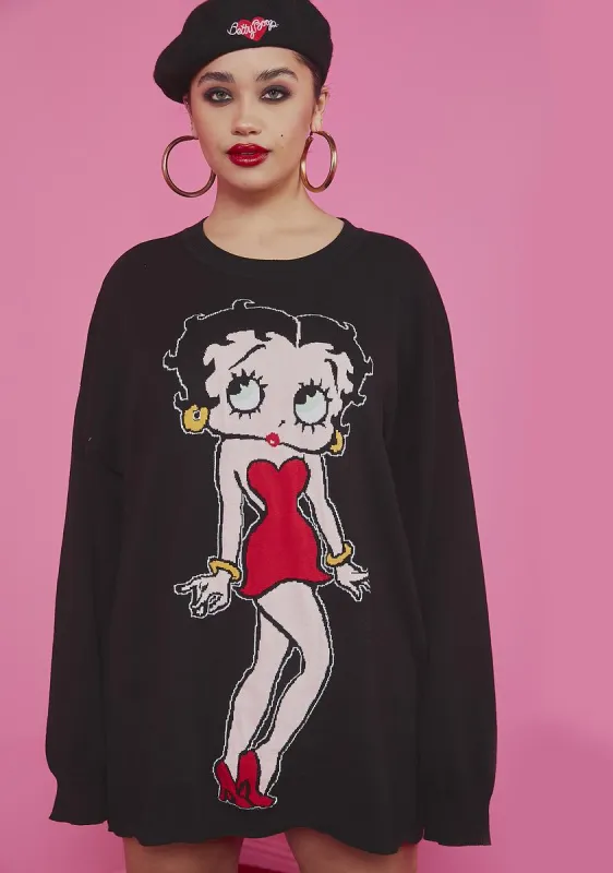 Plus Winks Aplenty Intarsia Sweater sold by Dolls Kill