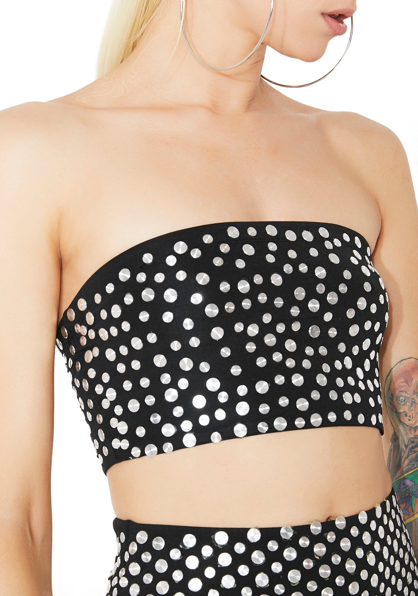 Easy Money Studded Bandeau Top sold by Dolls Kill product image thumbnail 5