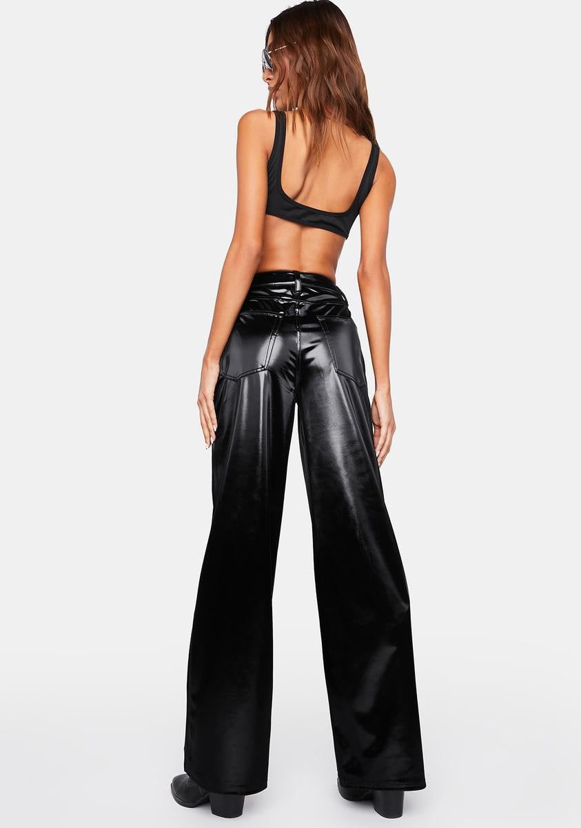 High Rise Wide Leg Pants sold by Dolls Kill product image thumbnail 4