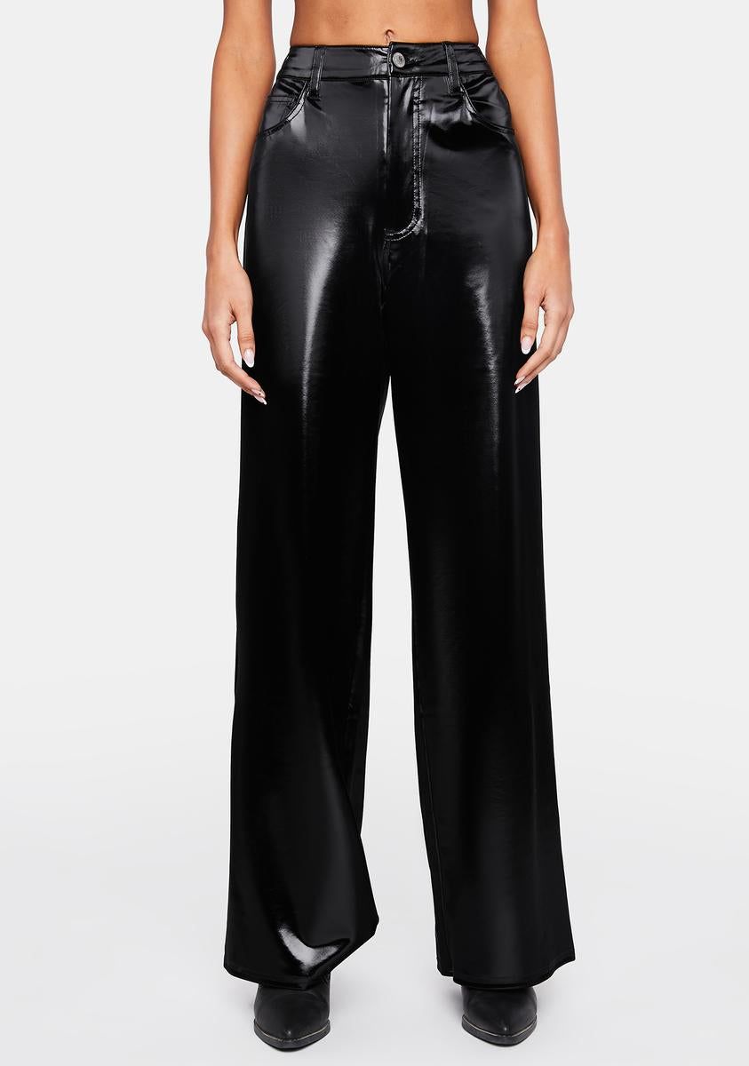 High Rise Wide Leg Pants sold by Dolls Kill