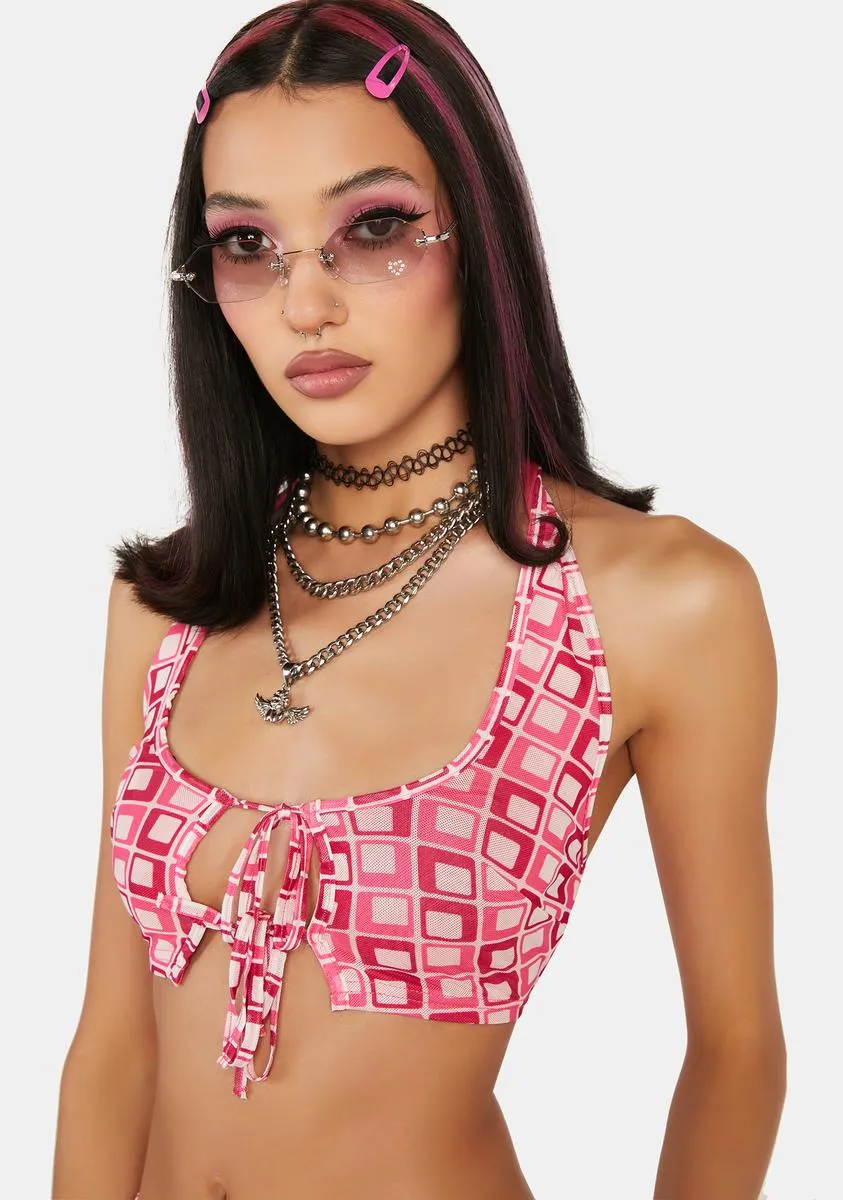 Retrospect Halter Top sold by Dolls Kill