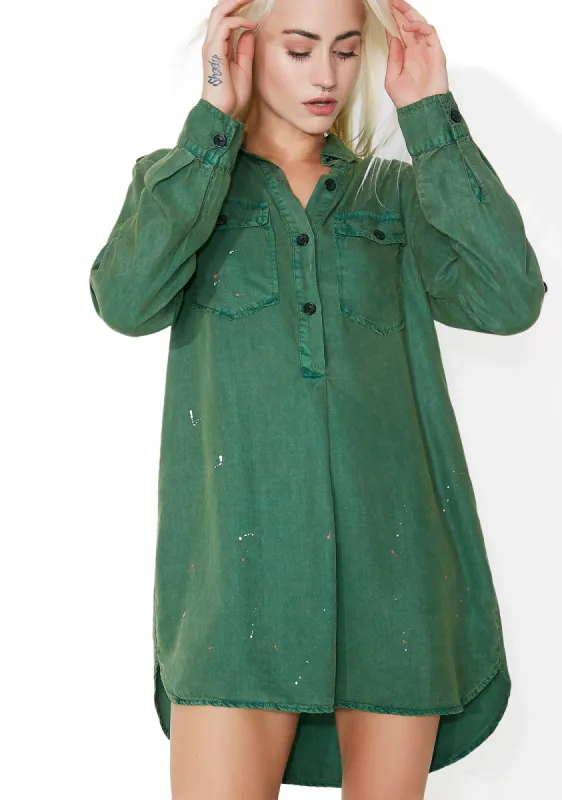 My Muse Paint Splatter Tunic sold by Dolls Kill